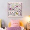 (Counted/Stamped) Bees In The Garden-14CT Cross Stitch 33*33cm/12.99*12.99in