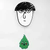 Internet celebrity pot-covered head leader Kageyama Shigeo Psychic 100% fan wall clock super swing personality clock wall decoration