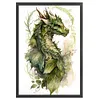 (Big Size) Dragon - 11CT Stamped Cross Stitch 50*70cm/19.69*27.56in