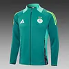 2024 Algeria Long Zipped Jacket Green Soccer Jersey 1:1 Thai Quality