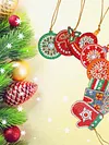 【Limited Stock Sale】8Pcs Christmas Tree-Diamond Painting Pendant