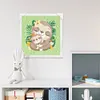 >SALE<5D DIY Full Round Drill Diamond Painting Sloth Kit Home Decor Art Craft 15x15cm