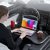 Foldable Steering Wheel Table Laptop Stand Table Holder for Food Dining Reading