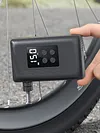 Fast Inflate Portable Pocket Bike Pump with Digital Gauge Bicycle Pump Auto Stop