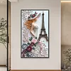 Diamond Painting-DIY Crystal Rhinestone Parisian Lady(40x70cm)