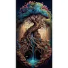 >SALE<Full Embroidery Eco-cotton Thread 161CT Printed Large Tree Cross Stitch 40x70cm