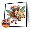>SALE<5D DIY Partial Special Shaped Drill Diamond Painting Pixie Angel Decor 30x30cm