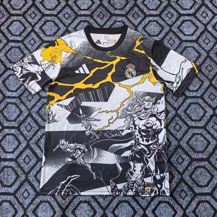 2025-26 Real Madrid Marvel Collaboration Jersey - Fan Edition