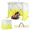 [US Local Warehouse] Pop Up Work Tent Waterproof Shade Canopy Tent 70.86x70.86x78.74in UV Resistant Emergency Shelter with Carrying Bag for Construction Site Outdoor Workshop Warehouse