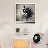 Piano Girl-11CT Stamped Cross Stitch 50*50cm/19.69*19.69in