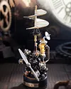 Industrial City Da Vinci Helicopter Building Blocks Assembled Boys and Girls Toys Handmade Desktop Ornaments Model