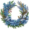 Christmas Wreath-Partial Speical Shaped Diamond Painting 30*30CM