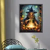Halloween Witch - 11CT Stamped Cross Stitch 40*50cm/15.75*19.69in