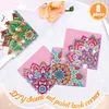 8pcs DIY Rhinestones Mosaic Diamond Painting Corner Bookmark Kit