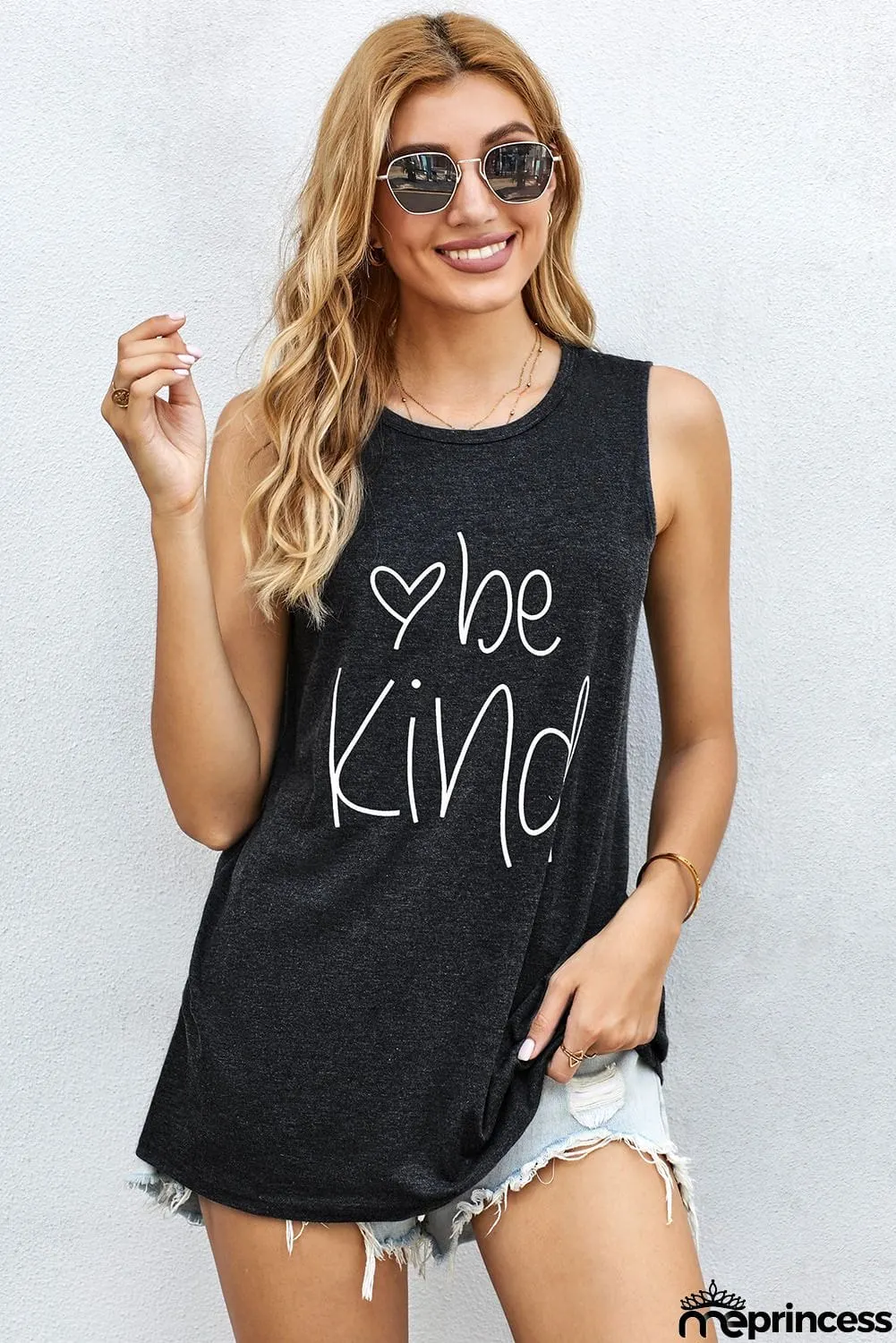 Be Kind Wine Tank Top
