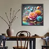 Diamond Painting-DIY Full Round Drill Rose Dandelion (40*40CM)