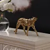 Farich's "Enameled Leopard" Art Ornament in Gold