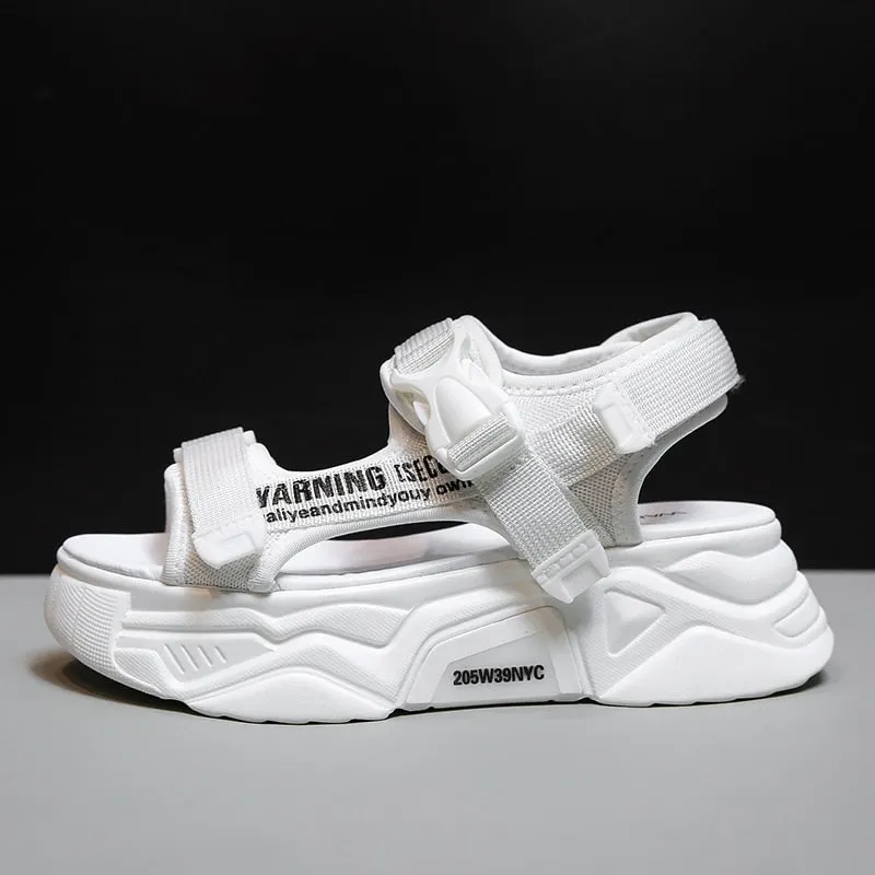 Fujin 6cm Women Sandals Cute Comfy Shoes Comfortable Ladies 2021 Slides Stylish Shoes Women Summer open toe Platform Sandals