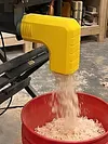 Saw Dust Collector Adapter Compatible for DeWALT DWE7485 Table Saw Sawdust Extraction Connector for Garage Workshop Yard Porch Backyard Courtyards