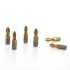 10pcs 1/4 PH2 Titanium Coated Cross Magnetic Screwdriver Bits 25mm Length