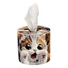 DIY Diamond Painting Handmade Tissue Holder Rhinestones Decorative Tissue Box