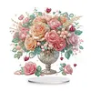  5D DIY Special Shape Diamond Painting Desk Ornament Vase Flower Decor Kit