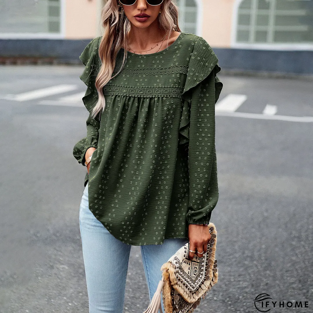 Long Sleeve Vintage Tunic Top | IFYHOME