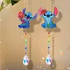 2pcs Crystal Rhinestone Double-sided Stitch Suncatcher Hanging Kits