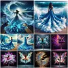(Multi-Style)Gorgeous Dress Girl & Fairy-Full Round Diamond Painting 40*40CM