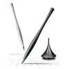 Rotary fingertip pen, inkless metal pen