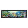 (Big Size)Ocean World - 11CT Counted Cross Stitch - 30*90cm - Animal Natural
