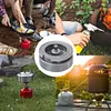 Cartridge Tank Adapter Aluminum Alloy Gas Tank Refill Adapter for Camping Picnic