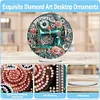 Sewing Machine Acrylic DIY Diamond Painting Clock Kit Diamond Art Clock