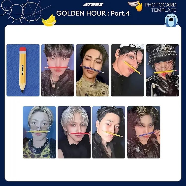 Ateez Golden Hour Part 4 Album Card