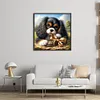 King Charles Cavaliers Dog-14CT Counted Cross Stitch 40*40cm