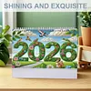 2026 Calendar Diamond Painting Kit DIY Diamond Art Desk Calendar for Home Office