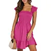 Casual Sleeveless Square Neck Dress
