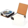 Feathers Leather Diamond Painting Notecard Box 5D DIY Diamond Art Note Box
