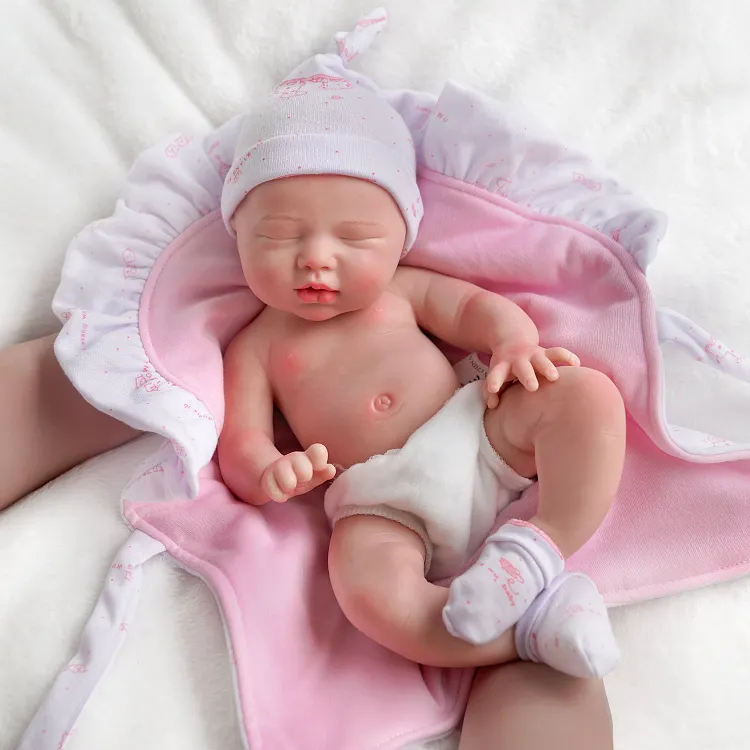 Babeside Gina 12" Realistic Silicone Sleeping Baby Newborn Girl Healing of the Heart