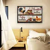 Vintage Poster - Farm Chickens-11CT Stamped Cross Stitch 40*60cm/15.75*23.62in(Big Size)
