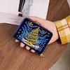 (US Local)DIY Diamond Art Diamond Dot Card Pack 5D Diamond Painting Pouch (Christmas Tree)