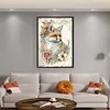 (Big Size) Vintage Poster Fox - 11CT Stamped Cross Stitch 40*60cm/15.75*23.62in（Poster Cross stitch）