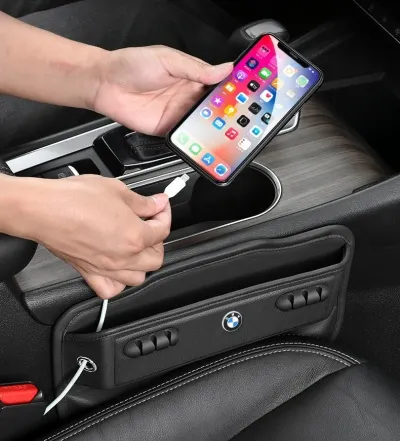 Car Seat Gap Storage Box Leak-proof Car Storage Box