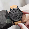 Cool Magnetic Levitation Watch, Men's Quartz Watch Without Mirror Magnetic Bead Dial Steel Men's watch, Magnetic Bead Analog Watch, Unique Pointer Design, Casual Fashion Waterproof Men's Watch