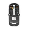 Wireless Bluetooth 5.1 and 2.4G Mini Lightweight Mouse, Transparent Clear and Cool, Bluetooth Silent Mouse