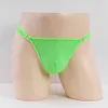 Detachable Sexy Ice Silk Stretch Sheer Low Rise Thong