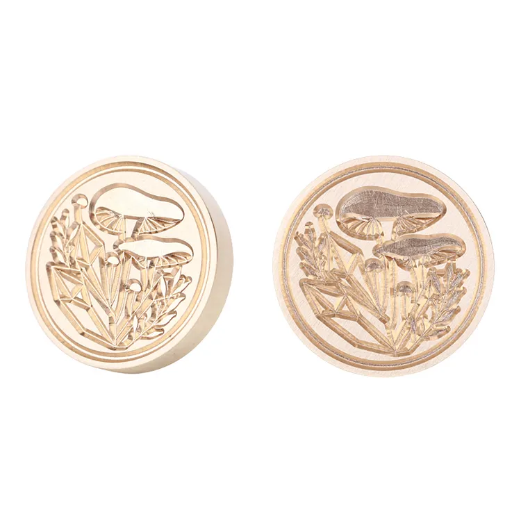 Diy Fire Lacquer Round Sealing Wax Stamp Head 25Mm gbfke
