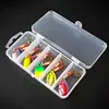 10pcs Boxed Metal Spoon Spinner Fishing Lure Fishing Wobblers Artificial Bait(A)