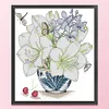 Magnolia-14CT Stamped Cross Stitch 31*34cm/12.2*13.39in