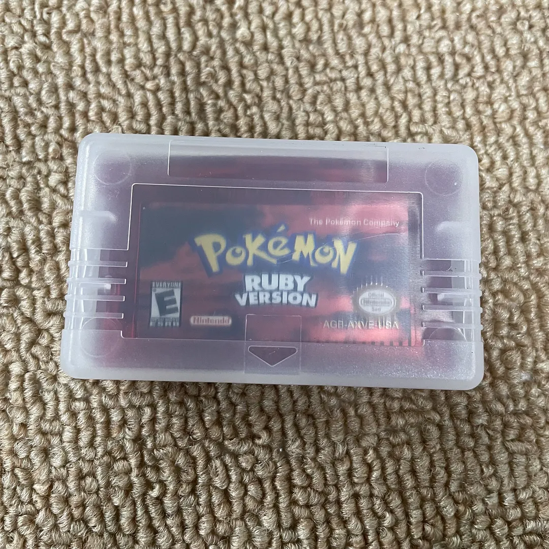 Pokemon Ruby - RTC Clock Patch GBA For GameBoy Advance - 32 Bit Video Game Cartridge